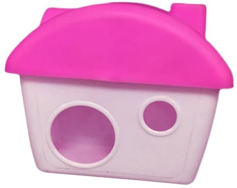 BESTonZON Casetta per Criceti Accessori in Plastica Robusta e Divertente, per Animali Piccoli come Criceti e Cincillà, come Nascondiglio e Rifugio Sicuro