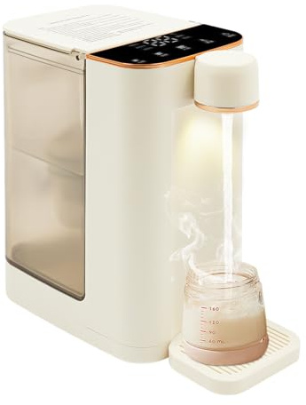 Distributore di acqua calda da 3 l, distributore istantaneo di acqua calda con sicurezza per bambini e luce notturna, Electric Kettles Instant Hot Water Dispenser, per appartamenti, 27 x 19 x 26 cm