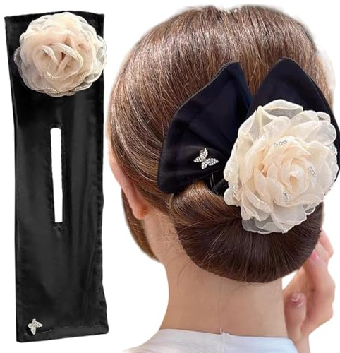 Maker de pun-pun pour femmes, tissu coiffeur Bun Maker | Hair curler paresseux Fleur Forme Bun,Easy Roll Roll dames Hairpin débutants pour les débutants pour les voyages, les rencontres, le mari