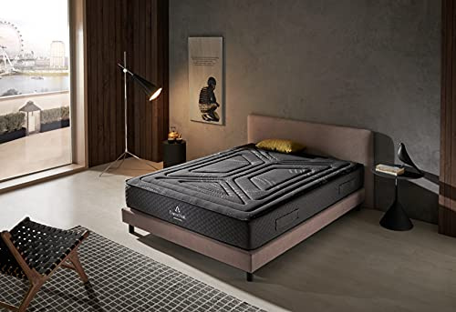 Taschenfederkernmatratze Dame Nuit 140X200 - 25 cm Hoch - Optimaler Schlafkomfort - Qualitativ hochwertige Materialien - Für jeden Körpertyp geeignet – Multi Zonen Matratze - Härtegrad H3