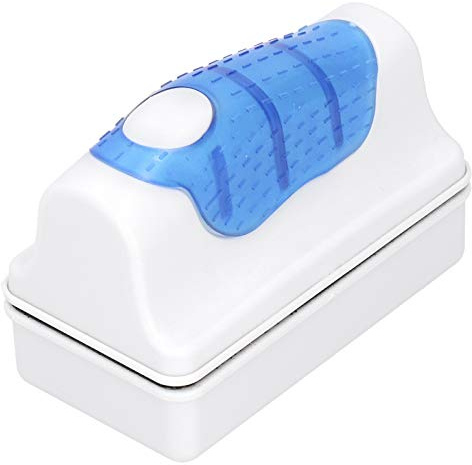 Scrubber per Acquario in Vetro, con Forte Magnete Spazzole per Acquario Galleggiante Impugnatura Antiscivolo Adatto per la Pulizia di Tutti i Tipi di Acquari