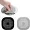 Silicona Protector de Drenaje, 2 Pcs Coladores con Ventosas Fuertes, Cubierta de Desagüe de Ducha, Filtro para Fregadero, Cocina, Baño (Negro Gris)
