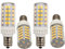 QLEE E12 Lampadina Led 5w C7 60 W Equivalente Alogena Luce Diurna T6 Candelabro Lampadina Per Ventilatore A Soffitto Cucire Serger Light Dryer Fridger Microonde Light Chandelier Light 4 Pack