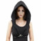 Unisex Steampunk Rogue Cowl Hut Baumwolle Mittelalter Gothic Cape Cosplay Kostüm, Gothic Assassin Hood mit verstellbaren Streifen Hood Schal. Perfekt für Cosplay und Outdoor täglich tragen