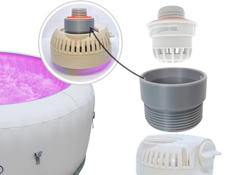 Adaptateur de Lumière LED personnalisé Compatible avec Bestway Lay Z Spa Salu Spa Coleman Gonflables Portables Hot Tub (LED Not Included)