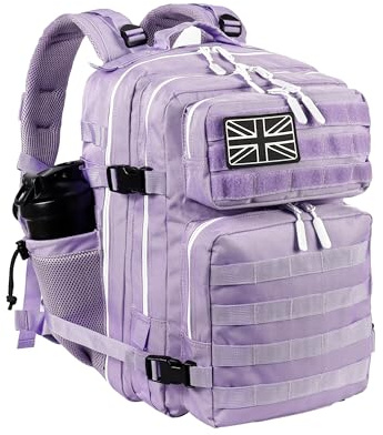 LHI Tactical Military Backpack for Men and Women 25L/35L Army Assault Pack Bag Small Rucksack with Bottle Holder
