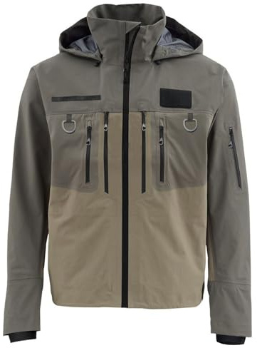 Drryfsh Waterproof Fly Fishing Wading Jacket Breathable Rain Coat for Fisherman Sailing Kayaking Paddling (US, Alpha, X-Large, XX-Large, Regular, Regular, Green)