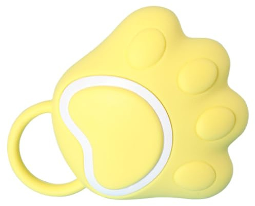 TEHAUX Silicone Shower Brush with Cat Paw Shape, Gentle Massage Brush Made of Soft Silicone and Abs, Featuring Hanging Ring for Easy Storage, for Bathing and Sensitive Skin Care