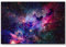 Paul Sinus Art Nebel und Galaxien im Weltraum - Leinwandbild 120x80cm