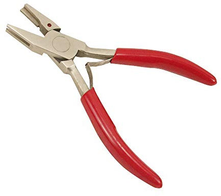 RAYSON Alicate de corte y crimpado para encuadernación, color rojo