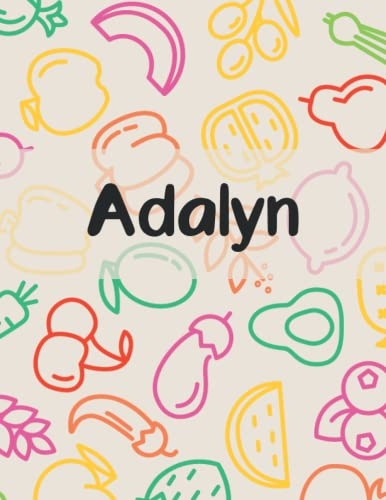 Adalyn: Weekly Menu Planner & Grocery ListPlanner With Budget Section And Meal Planner