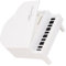 Hemobllo Mini Klavier Ornament Weiß Piano Für Fotografie Und Heimdekoration Langlebig Material Für Schreibtische Und Tische