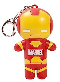 Lip Smacker Collezione Marvel, Balsamo Labbra per Bambini Iron Man, con Portachiavi, Idratante e Rinfrescante, Confezione Blister Singola