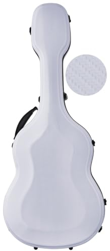 M-Case Gitarrenkoffer für Klassische Gitarre 39” - 4/4 Fiberglass Ultra Light Special Silber