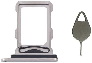 Nano Dual SIM Kartenfach Slot Halter Adapter Ersatz für iPhone 16 Pro/iPhone 16 Pro Max Mit Pin Natural