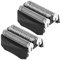 Shaver Replacement Head Compatible with All Braun Series 7, 2Pack 70B Precision Heads, Series 7 Shaving Replacement Head Fits Models 720cc, 730cc, 735s, 750cc, 760cc, 790cc (70B, Black)