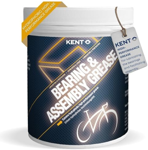 KENT BIKE Bearing & Assembly Grease – Schmierfett für Fahrradlager & Montage – Reduziert Reibung & Verschleiß – Haftstark & temperaturbeständig – Mit EP-Additiven für extreme Belastungen