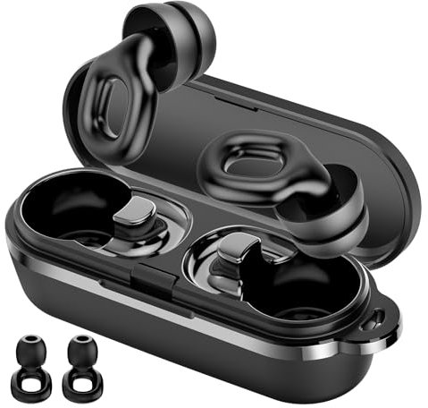 Ear Plugs for Sleep with Single/Double Tips, Reusable 36dB Noise Cancelling Ear Plugs, Hearing Protection for Noise Sensitivity, Flexible Silicone Earplugs for Sleep, Focus, Travel - 3 Sizes S/M/L