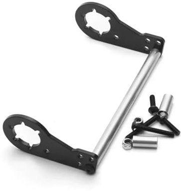 PLOQAZEH For Tamiya For CW-01 Replacement RC Car Aluminum Alloy Rear Shock Damper Mount Chassis Lunch Box Crawler Upgrades Parts RC Car Accessories RC Car Repair Kit