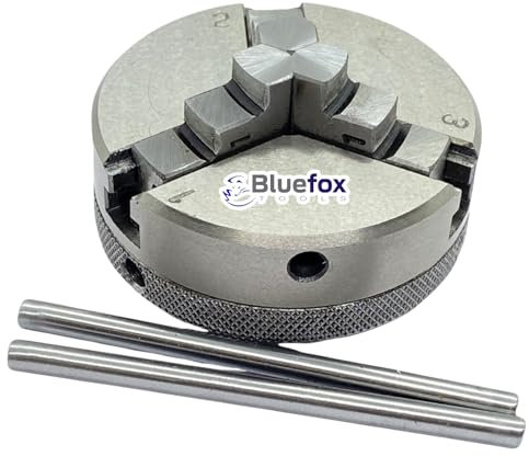 65mm 3-Jaw Lathe Chuck Thread 14 x 1 | Unimat Thread | Self-Centering Mini Chuck for CNC, Milling & Turning Machines | Hardened Jaws