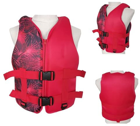 Vestes de Pêche en Néoprène avec Fermeture Éclair et Ceinture Réglables, Vestes de Pêche for Kayak, Bateau, Plongée en Apnée for Adultes et Enfants