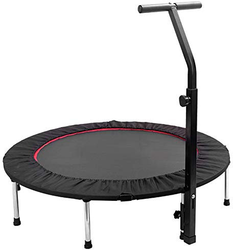 LXLTLB Cama Elástica Plegable, Femor Trampolín Fitness Plegable,con Mango Ajustable En Altura De 3Vías, con Cuerdas De Goma Peso Máximo 150 Kg, Adecuado para Hacer Ejercicio En Casa