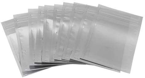 100 PCS Antistatik-Beutel,grove bags Antistatik,Resealable Large Size Bags Translucence Antistatik Muti Größe Esd Beutel mit Zip für Motherboard GPU Hard Drive SSD HDD und elektronische Geräte