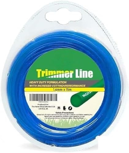 Shark-Tuff® 20M Universal Strimmer Wire Heavy Duty | 1.2mm 1.6mm 2mm Strimmer Cord | Grass Trimmer Strimmer Line | Fits All String Trimmer Models