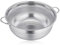 Joyfair Colander Stainless Steel, 20cm Metal Micro-Perforated Colander with Handle for Straining/Rinsing/Draining, Ideal for Food Rice Pasta Fruits Vegetable, Fine Mesh & Dishwasher Safe