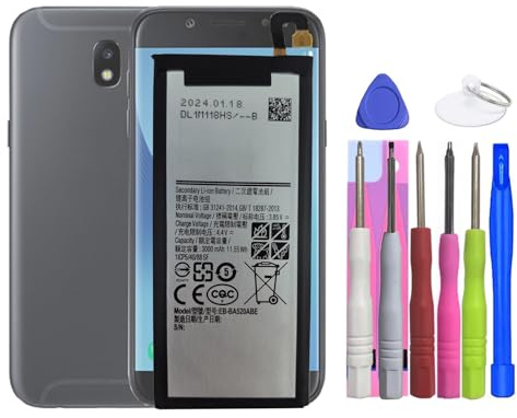 MUKUZI AKKU Compatible with Galaxy A5 2017 (A520F), J5 2017 (J530F) Handy Smartphone Telefon (Replacement for EB-BA520ABE EB-BJ530ABE)