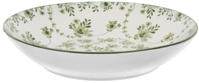 Genérico Juego de 4 platos hondos Hanami, 20 cm, decoración verde, D