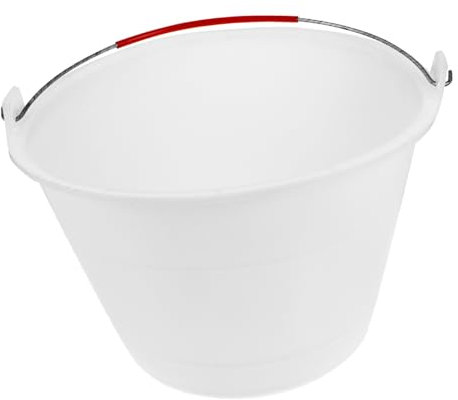 DIYEAH Seau à Béton Vide Plastique Seau à Ciment Portable avec Poignée pour Chantier De Construction