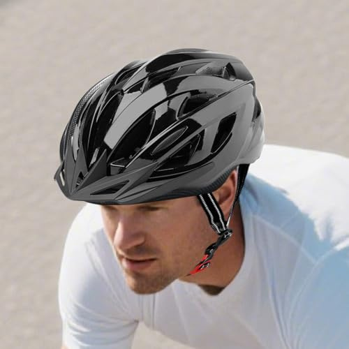 Casco Da Bicicletta Per Adulti, Casco Da Ciclismo Caschi Bici Sportiva, Per Bici, E Bike E Monopattino Elettrico Pattinaggio Pattini A Rotelle Unisex Adulto, 54-62 Cm