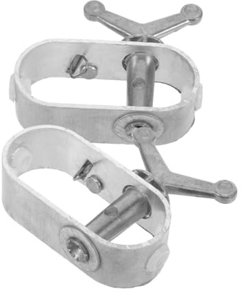 Abaodam Lot de 2 tendeurs de câble en acier robuste pour couvertures de piscine et jardin - Tendeurs de fils durables avec une excellente stabilité et résistance