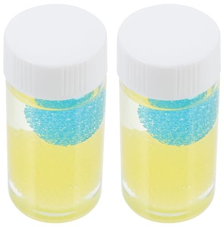 LRXIYODE 2 pièces Lot de Nettoyants Liquides Portables pour Pinces à Épiler de Cils Élimination Rapide des Résidus de Colle Produit Sûr pour Usage Salon et Usage Couleur Aléatoire