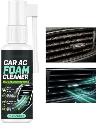 Bil AC rengörare 60 ml Djuprengörande Luktborttagare Förångarfräschare