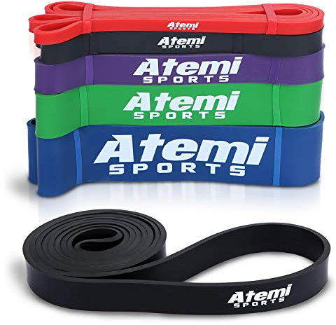 Widerstandsband | Klimmzugband für Krafttraining & Fitness | Calisthenics-Training Fitnessbänder/Klimmzug-Hilfe Gymnastikband für Männer und Frauen (#2 Schwarz (10-30kg))