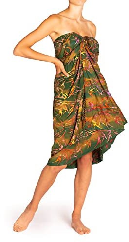 PANASIAM Sarong B207 jungle green, L