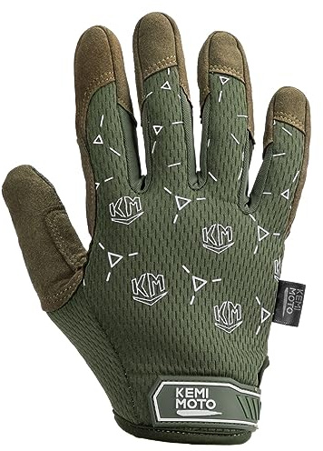 KEMIMOTO Taktiska handskar, militära insatshandskar med pekskärm, taktiska gloves, andas, hela fingrar, utomhushandskar för busushcraft, motorcykel, jakt och säkerhet