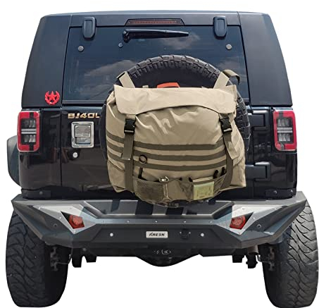 Lyirfan Borsa resistente per pneumatici di scorta, grande capacità, cachi