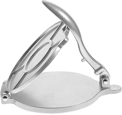 BESPORTBLE Dough Press Empanada Press Tortilla Pizza Press Roti Press Tortillera Cast Iron Press Quesadilla Maker 12 Inch Masa Roti Maker Chapati Maker Machine Heater Pie Fried Aluminum Alloy