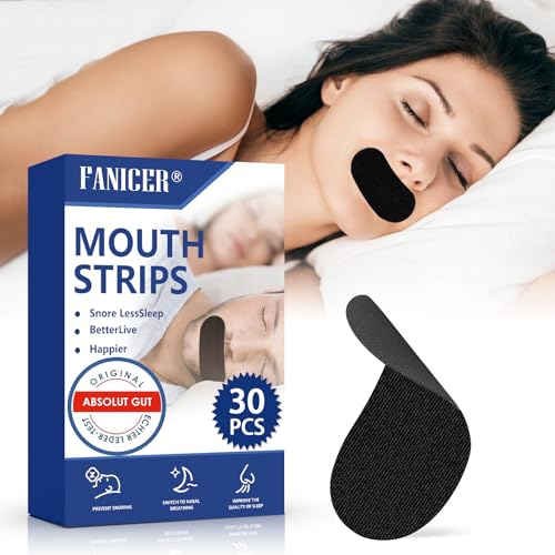 30x Mundpflaster Anti-Schnarch, Schlafstreifen Mund Tape, Mundband gegen schnarchen, Anti-Snor, Die Verbessern Schlafqualität und Schnarchen, Schnarchpflaster