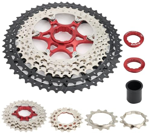 CYSKY Bicicleta Cassette 11 velocidades 11-52 Dientes Cassette Compatible con Shimano Sram Sunrace, Apto para Bicicleta de montaña, Bicicleta de Carretera, MTB
