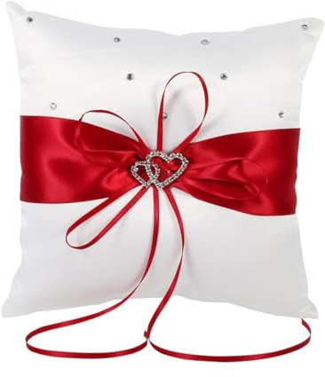 DOKRIN Cojines para anillos 1 pieza de almohada para anillo de bodas, soporte para anillo de bodas, almohada para anillo de bodas, almohada para soporte de anillo, soporte de anillo cuadrado