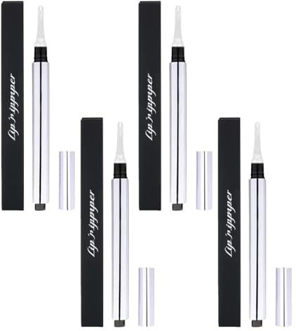 4 stycken läpp plumper extrem, 10 ml läppstift plumper, transparent för läppvolym, omedelbar fyllning, fylligare och mjukare läppar för läppmakeup