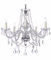 Saint Mossi® Lampadario Classico in Cristallo Moderni da Soffitto 5 bracci, 5 X 40W E14 non incluse diametro 52cm