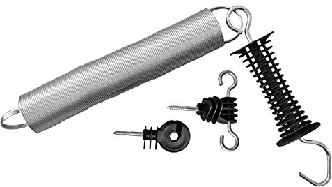 Rutland Essentials Electro Spring Gate, Black, 5m