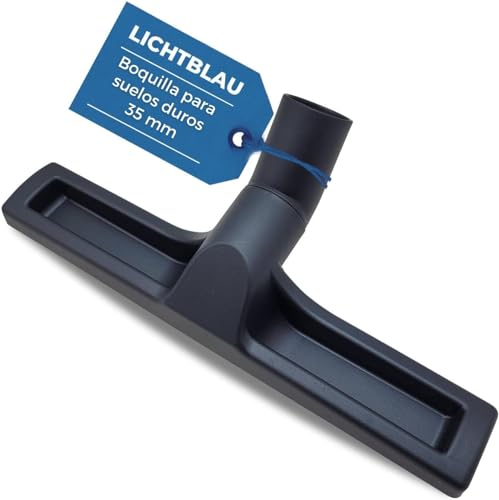 LICHTBLAU Universal Staubsaugerdüse 2976 I Bodendüse kompatibel mit AEG, Miele, Bosch & Kärcher I Staubsauger Aufsatz mit 35 mm Anschluss I Hartbodendüse mit Rollen I Ersatzteile für Staubsauger