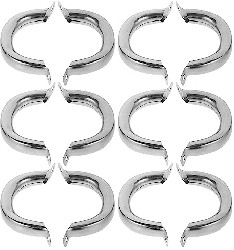 UPKOCH Manici Laterali in Acciaio Inossidabile per Pentole Ricambio 12 Pezzi Manico Ergonomico per Padelle Pentole a Vapore E Zuppe Facile da Installare E Pulire