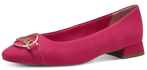 MARCO TOZZI by Gmk 2-82102-42-Plantilla de Bailarina (Forro Suave Feel Me), Zapatos Tipo Ballet Mujer, Rosa, 37 EU